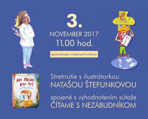 Stretnutie s ilustrátorkou Natašou Štefunkovou