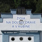 Židia na dolnej Orave a v Kubíne
