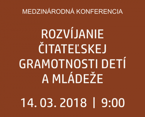 Rozvíjanie čitateľskej gramotnosti detí a mládeže