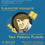 Slávnostné podujatie pri príležitosti 110. výročia narodenia Thea Herkeľa Florina