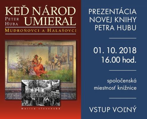 Prezentácia knihy Keď národ umieral