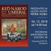 Prezentácia knihy Keď národ umieral