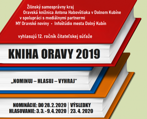 Vyhlásenie súťaže Kniha Oravy 2019