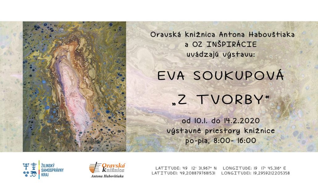 Pozvánka Eva Soukupová "Z tvorby"