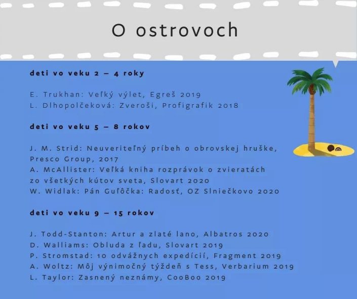 Prečítané leto 2020: Knižné tipy o ostrovoch