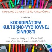 Oznámenie o vyhlásení výberového konania