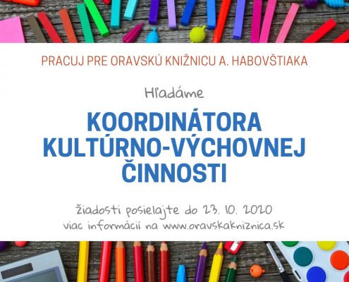 Oznámenie o vyhlásení výberového konania