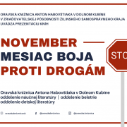 November - mesiac boja proti drogám