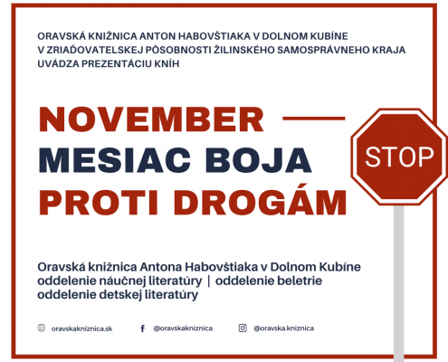 November - mesiac boja proti drogám
