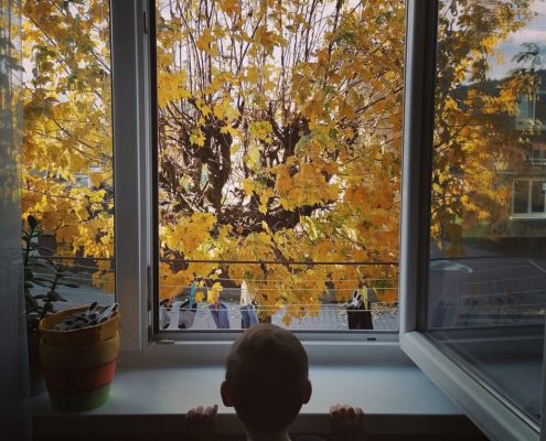 Kopčáková Daniela - Keď je pekná jeseň (ešteže máme tú prírodu v týchto ťažkých časoch rovno pred oknom)