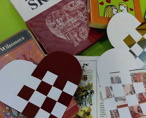 Valentínska tvorivá dielňa Papierové tkanie