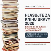 Hlasujte za KNIHU ORAVY 2020