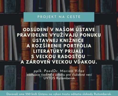 Projekt Na ceste pokračuje