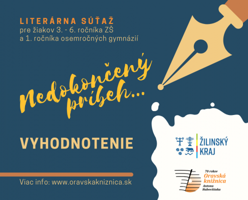 Výsledky literárnej súťaže Nedokončený príbeh