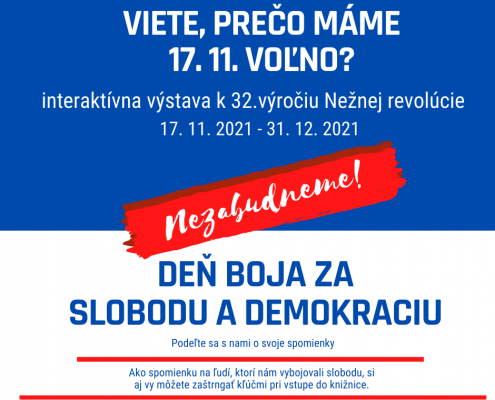 Výstava: 17. november 2021