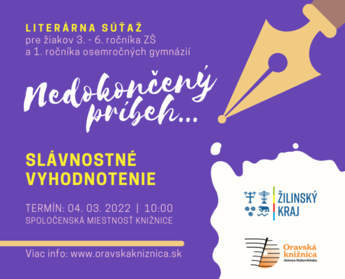 Vyhodnotenie súťaže Nedokončený príbeh