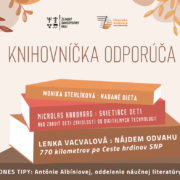 Knihovníčka odporúča