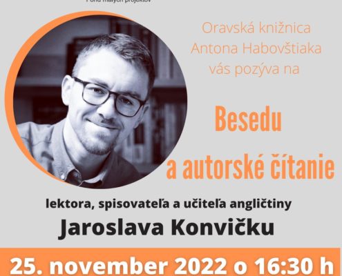 Beseda a autorské čítanie s Jaroslavom Konvičkom