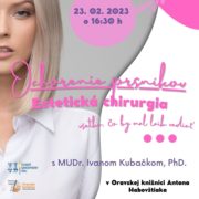Prednáška: Ochorenia prsníkov - estetická chirurgia