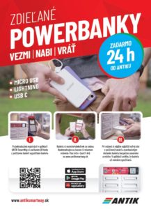 Zdieľané powerbanky