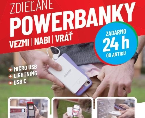 Zdieľané powerbanky