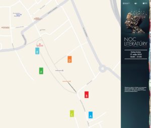 Noc literatúry 2023 - mapka