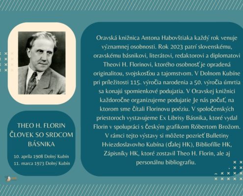 Výstava: Theo H. Florin - Človek so srdcom básnika