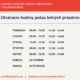 Zmena otváracích hodín počas letných prázdnin