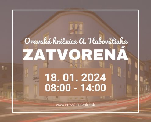 Knižnica zatvorená