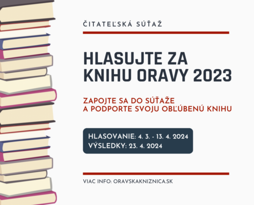 Hlasujte za KNIHU ORAVY 2023