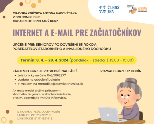 Kurz: Internet a e-mail pre začiatočníkov