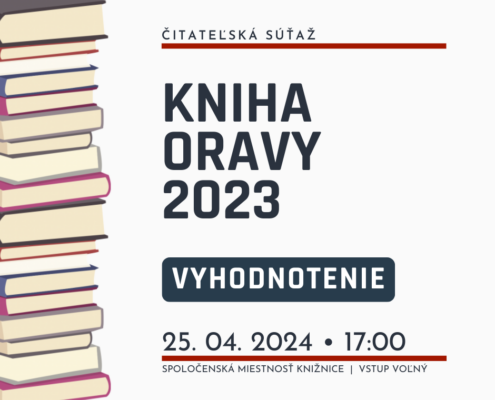Vyhodnotenie súťaže Kniha Oravy 2023